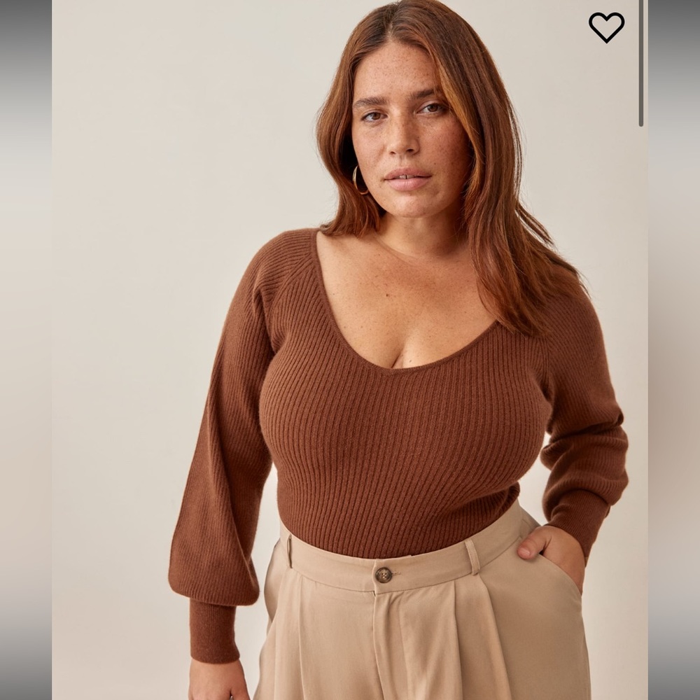 Reformation Hart Cashmere Sweater Es